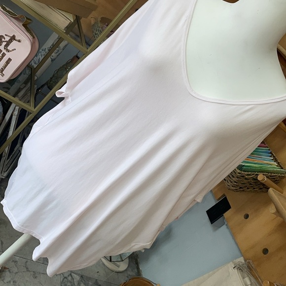 Michael Stars Pink Oversized Tee - Picture 2 of 5